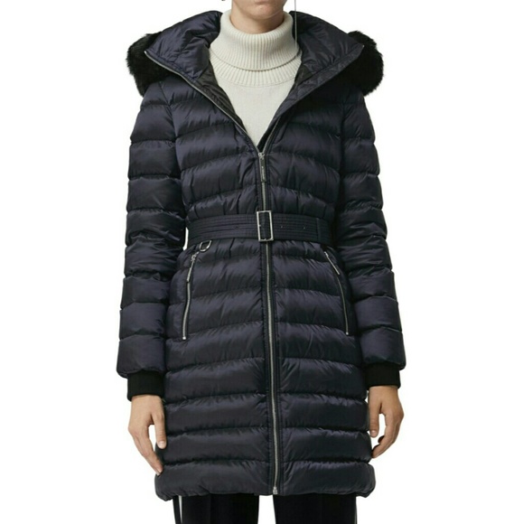 Burberry Limefield Genuine Shearling Hood Puffer - Picture 5 of 8